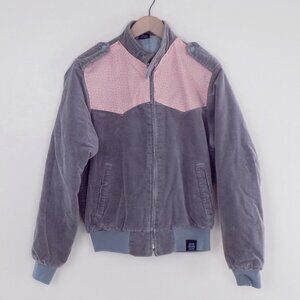 reworked upcycle corduroy bomber jacket retro vintage lightweight